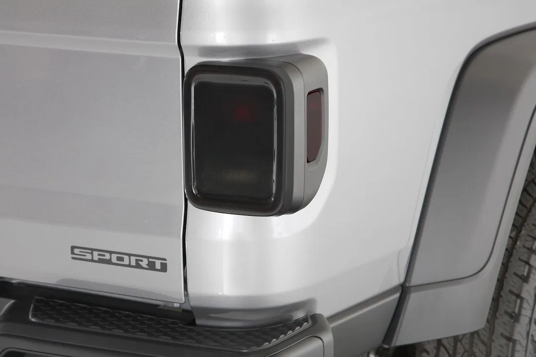 GT4744S – GT STYLING Tail Light Cover, Solid Smoke Plastic Set Of 2 Mounts With 3M Dual Lock